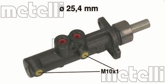 Obrázok Hlavný brzdový válec METELLI  050473