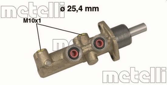 Obrázok Hlavný brzdový válec METELLI  050481