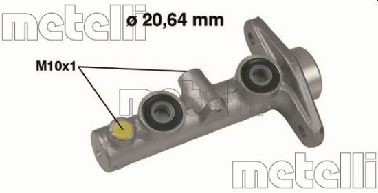 Obrázok Hlavný brzdový válec METELLI  050497