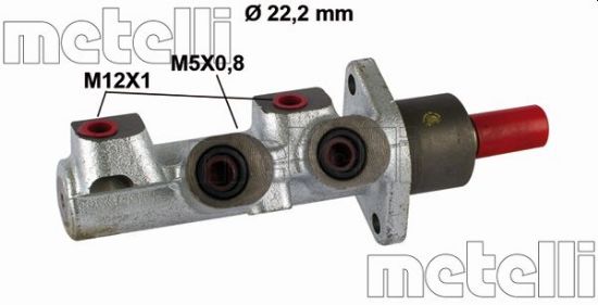 Obrázok Hlavný brzdový válec METELLI  050505