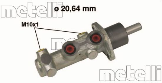 Obrázok Hlavný brzdový válec METELLI  050523