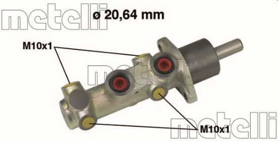 Obrázok Hlavný brzdový válec METELLI  050525