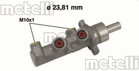 Obrázok Hlavný brzdový válec METELLI  050529