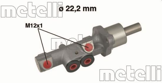 Obrázok Hlavný brzdový válec METELLI  050534