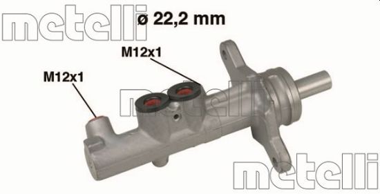 Obrázok Hlavný brzdový válec METELLI  050535