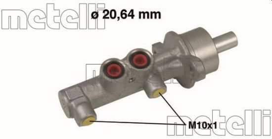 Obrázok Hlavný brzdový válec METELLI  050538