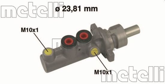 Obrázok Hlavný brzdový válec METELLI  050544