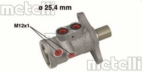 Obrázok Hlavný brzdový válec METELLI  050557