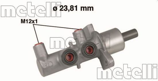 Obrázok Hlavný brzdový válec METELLI  050567
