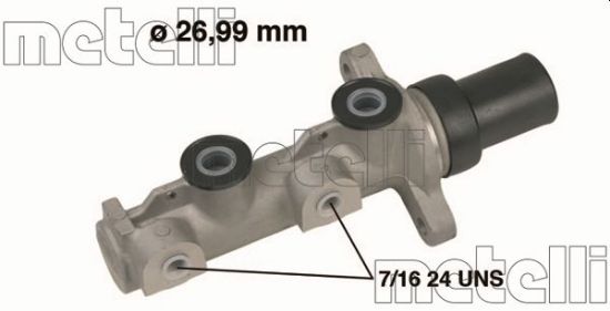 Obrázok Hlavný brzdový válec METELLI  050580