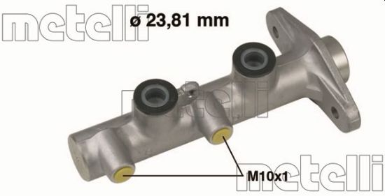 Obrázok Hlavný brzdový válec METELLI  050586