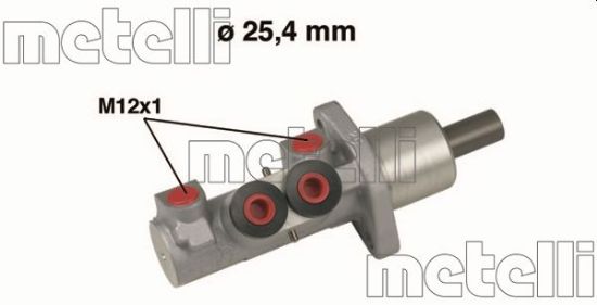 Obrázok Hlavný brzdový válec METELLI  050606
