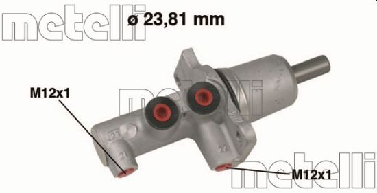Obrázok Hlavný brzdový válec METELLI  050617