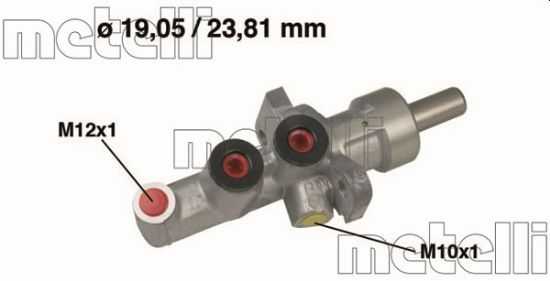 Obrázok Hlavný brzdový válec METELLI  050619