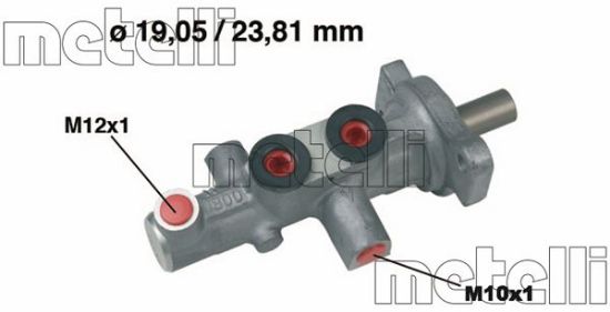Obrázok Hlavný brzdový válec METELLI  050621