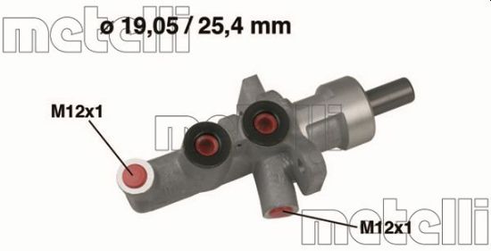 Obrázok Hlavný brzdový válec METELLI  050624