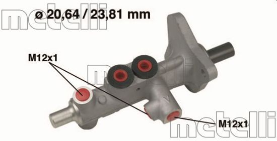 Obrázok Hlavný brzdový válec METELLI  050627