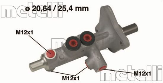 Obrázok Hlavný brzdový válec METELLI  050628