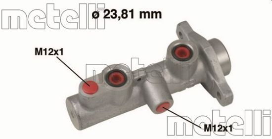 Obrázok Hlavný brzdový válec METELLI  050651