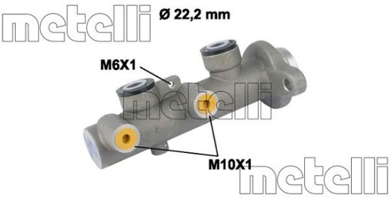 Obrázok Hlavný brzdový válec METELLI  050654