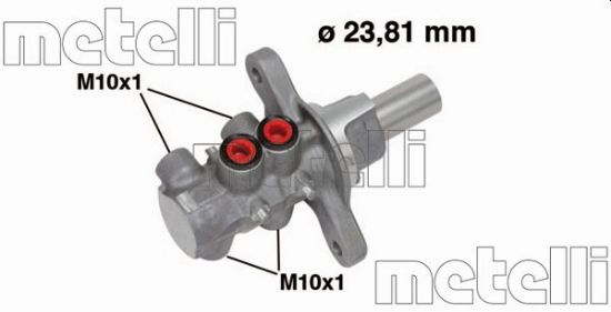 Obrázok Hlavný brzdový válec METELLI  050678