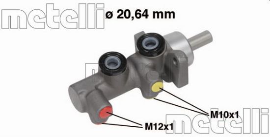 Obrázok Hlavný brzdový válec METELLI  050696