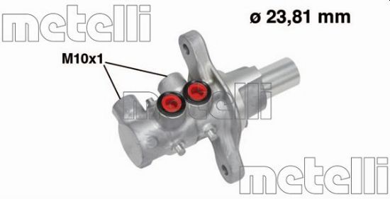 Obrázok Hlavný brzdový válec METELLI  050703