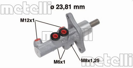 Obrázok Hlavný brzdový válec METELLI  050719