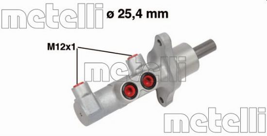 Obrázok Hlavný brzdový válec METELLI  050732