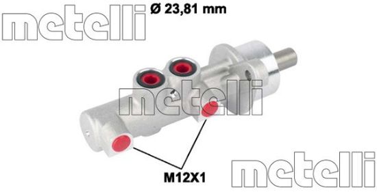 Obrázok Hlavný brzdový válec METELLI  050788
