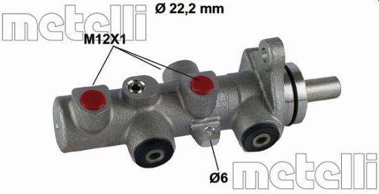 Obrázok Hlavný brzdový válec METELLI  050793