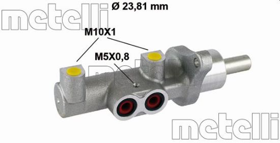 Obrázok Hlavný brzdový válec METELLI  050804