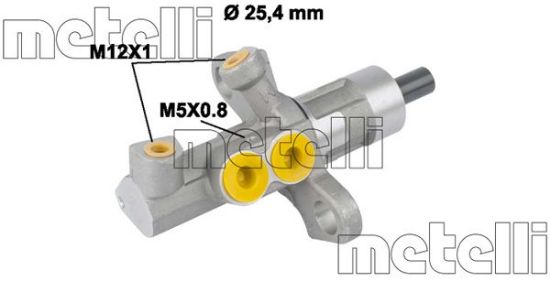 Obrázok Hlavný brzdový válec METELLI  050811