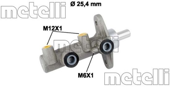 Obrázok Hlavný brzdový válec METELLI  050819