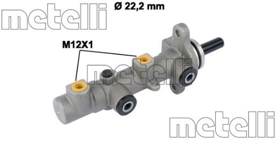 Obrázok Hlavný brzdový válec METELLI  050825