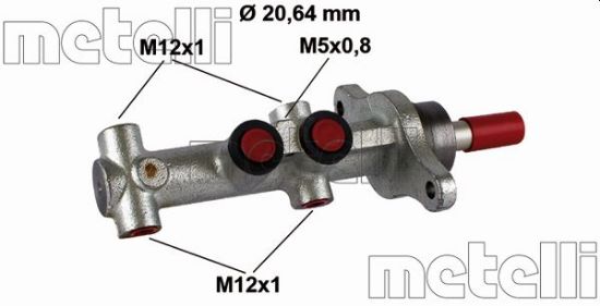 Obrázok Hlavný brzdový válec METELLI  050865