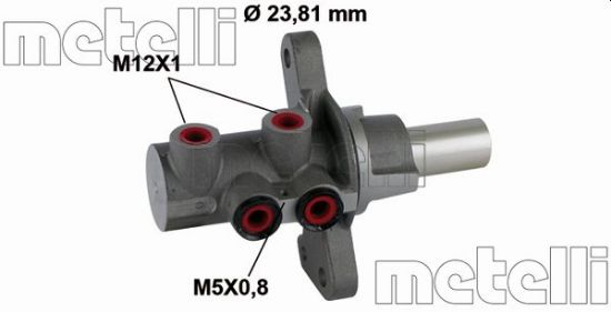 Obrázok Hlavný brzdový válec METELLI  050873