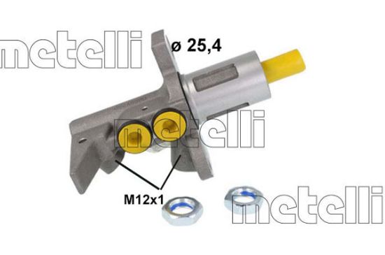 Obrázok Hlavný brzdový válec METELLI  050889