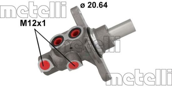 Obrázok Hlavný brzdový válec METELLI  050898