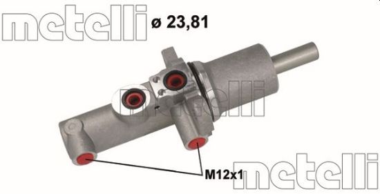 Obrázok Hlavný brzdový válec METELLI  051145