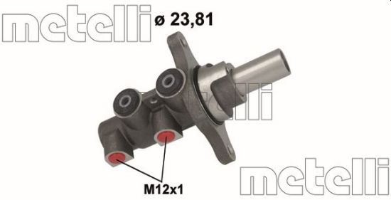 Obrázok Hlavný brzdový válec METELLI  051154