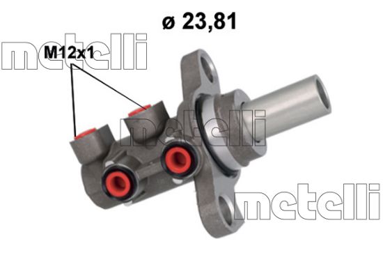 Obrázok Hlavný brzdový válec METELLI  051184