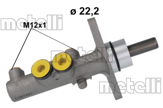 Obrázok Hlavný brzdový válec METELLI  051186