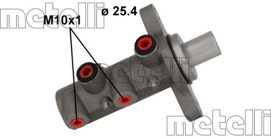 Obrázok Hlavný brzdový válec METELLI  051190