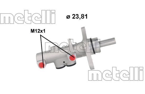 Obrázok Hlavný brzdový válec METELLI  051200