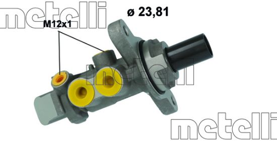Obrázok Hlavný brzdový válec METELLI  051225