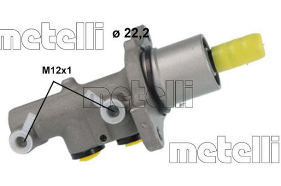 Obrázok Hlavný brzdový válec METELLI  051237