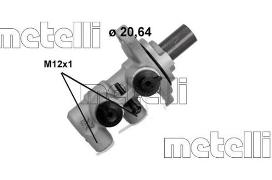 Obrázok Hlavný brzdový válec METELLI  051241