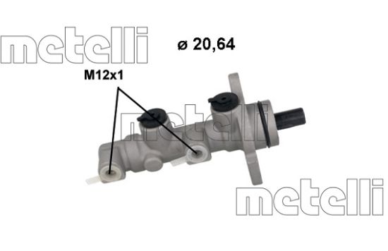 Obrázok Hlavný brzdový válec METELLI  051245