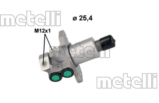 Obrázok Hlavný brzdový válec METELLI  051246